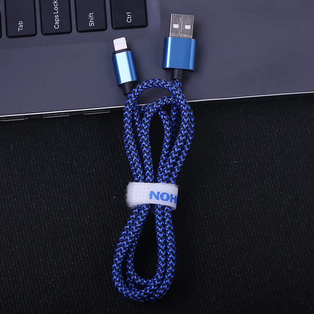 2 м 3M USB кабель для передачи данных для iPhone 11 Pro XS Max X XR 6 S 6 S 7 8 Plus 5 5S iPad Mini длинный провод шнур для быстрой зарядки - Цвет: Синий