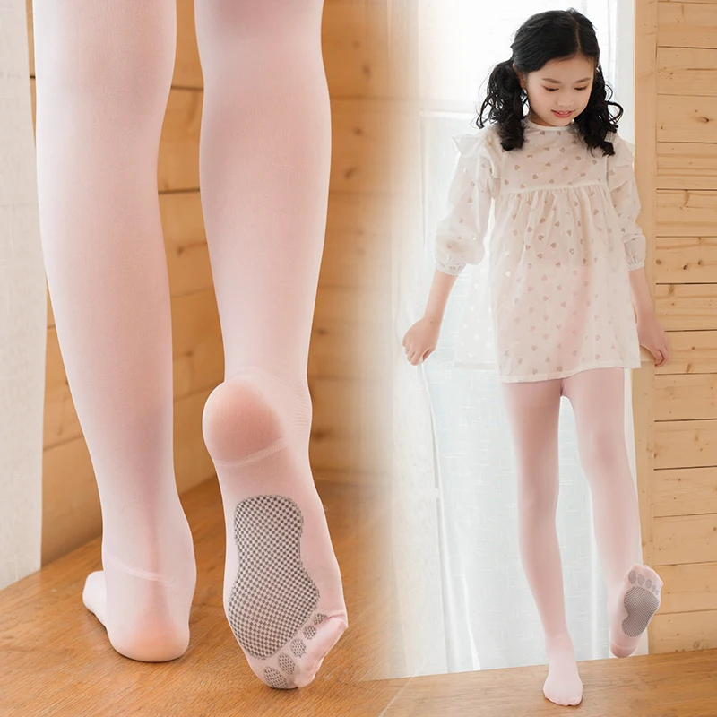Children's new massage soles of non-slip pantyhose spring and summer velvet deodorant thin section high elastic summer section
