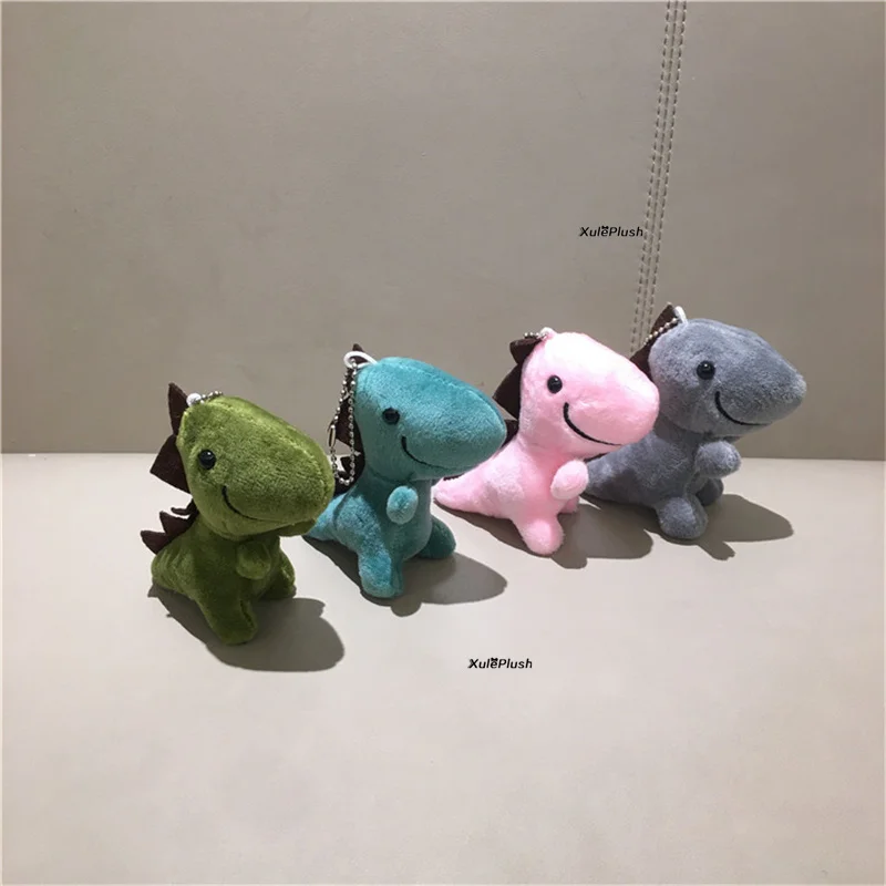 Keychain Plush-Toy Soft-Doll Dinosaur Stuffed Animal Small for Choice-Little 6CM 4colors