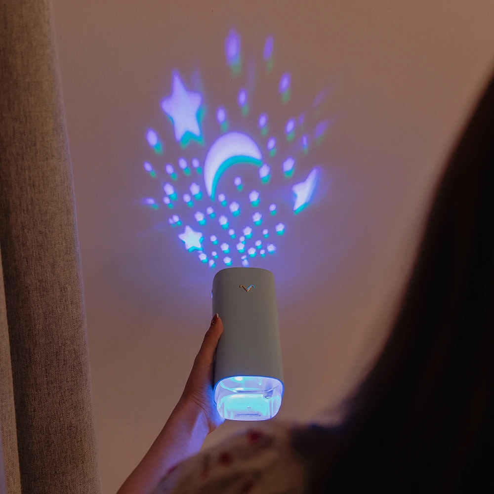 Projector Air Humidifier 320ML Ultrasonic Humidificador USB Aroma Diffuser With Romantic Star Sky Moon Projection Car Freshner