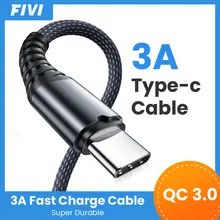 FIVI usb c кабель для быстрой зарядки для samsung S10 S9 S8 note 10 9 type c кабель для huawei xiaomi USB-C 3A QC 3.usb кабель для зарядки