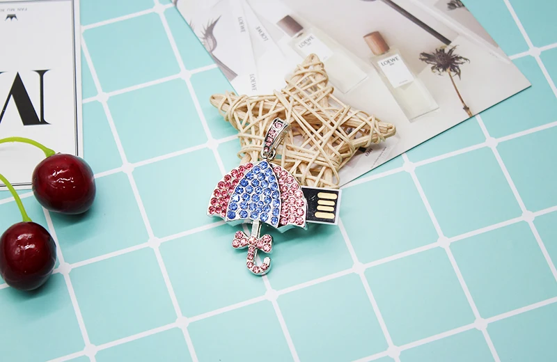 USB Flash Drive 64GB 32GB 16GB 8GB Mini Memory Stick Umbrella U Stick Key Pendrive Flash Disk Storage Device For PC