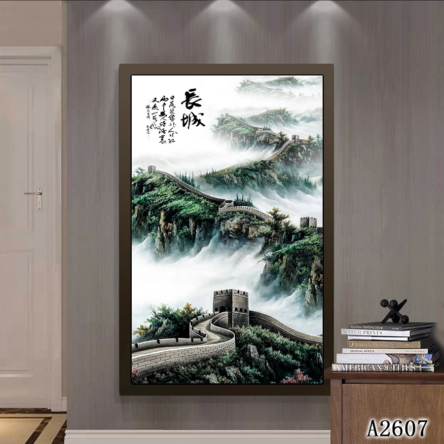 

Modern Abstract Oil Painting Print on Canvas The Great Wall Landscape Canvas Art Printing Wall Art Picture for Home Decor