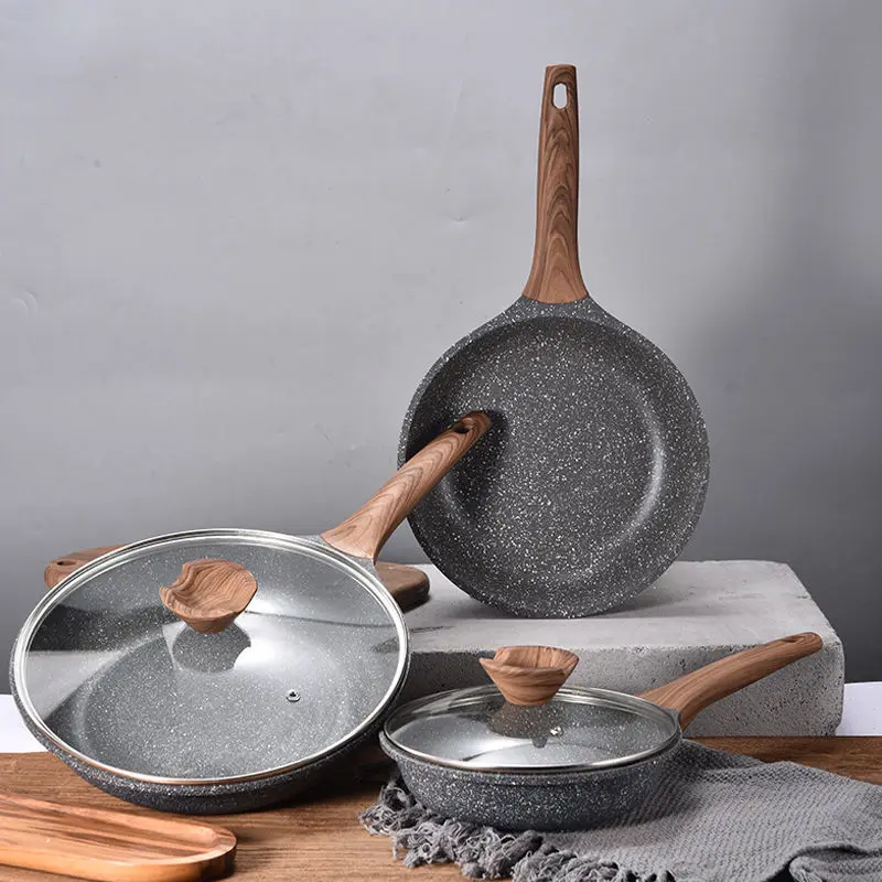 Frying Pan Non-stick Wok Western Steak Induction Cooker Gas Stove Universal Cast Iron Cooking Pot | Дом и сад