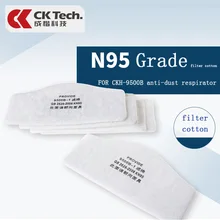 10 шт./лот противопылевые маски Супер-качество защитный фильтр против пыли хлопок для CKH-9500B маска, Белый