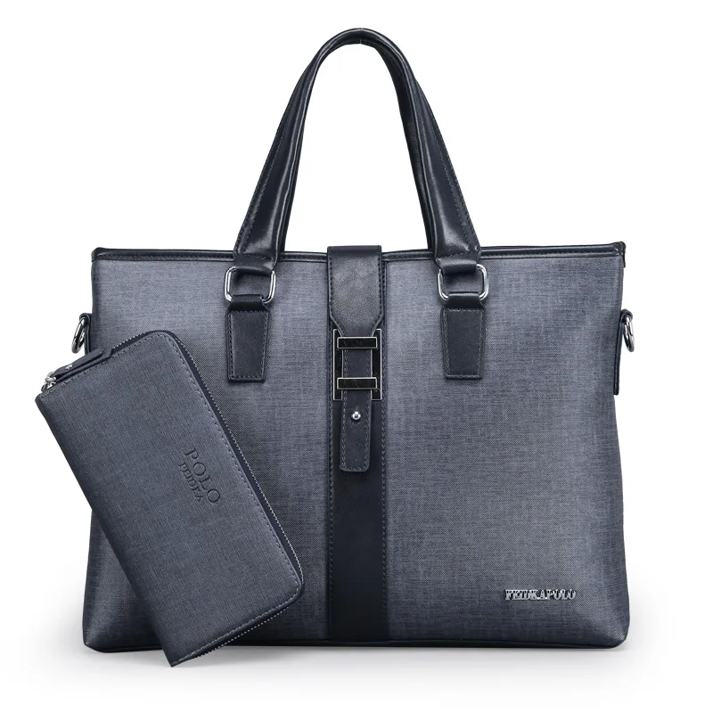 

Genuine Product New Style Fee Dika Polo Men's Bag Fashion Soft Surface Multi-functional Men Top Grade Briefcase