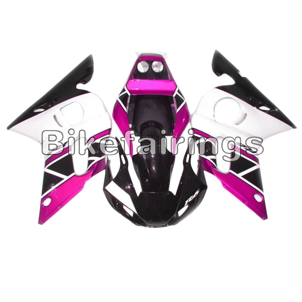 Sportbike Cowlings для Yamaha YZF-600 R6 1998 1999 2000 2001 2002 R6 ABS впрыска полный белый черный и фиолетовый чехлы