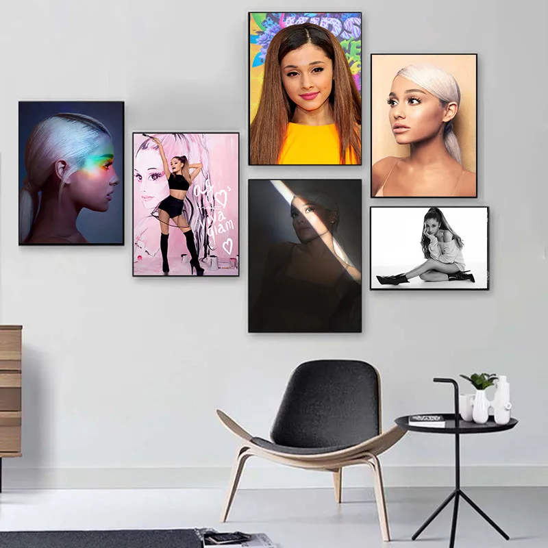 Star singer Ariana Poster Diamond Embroidery 5D DiY Painting Full Rhinestone Pasted Needlework Decor Mosaic gift | Дом и сад