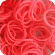 600 шт DIY Резиновые ткацкие браслеты gomas para hacer детские подарочные браслеты для девочек Детские аксессуары ювелирные изделия - Цвет: orange red