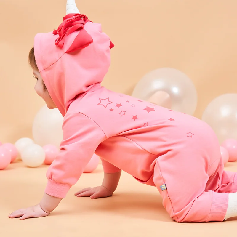 

Hot Selling INS Animal Modeling Clothes for Babies Baby Jumpsuits Cute Triangle Romper babyclothes