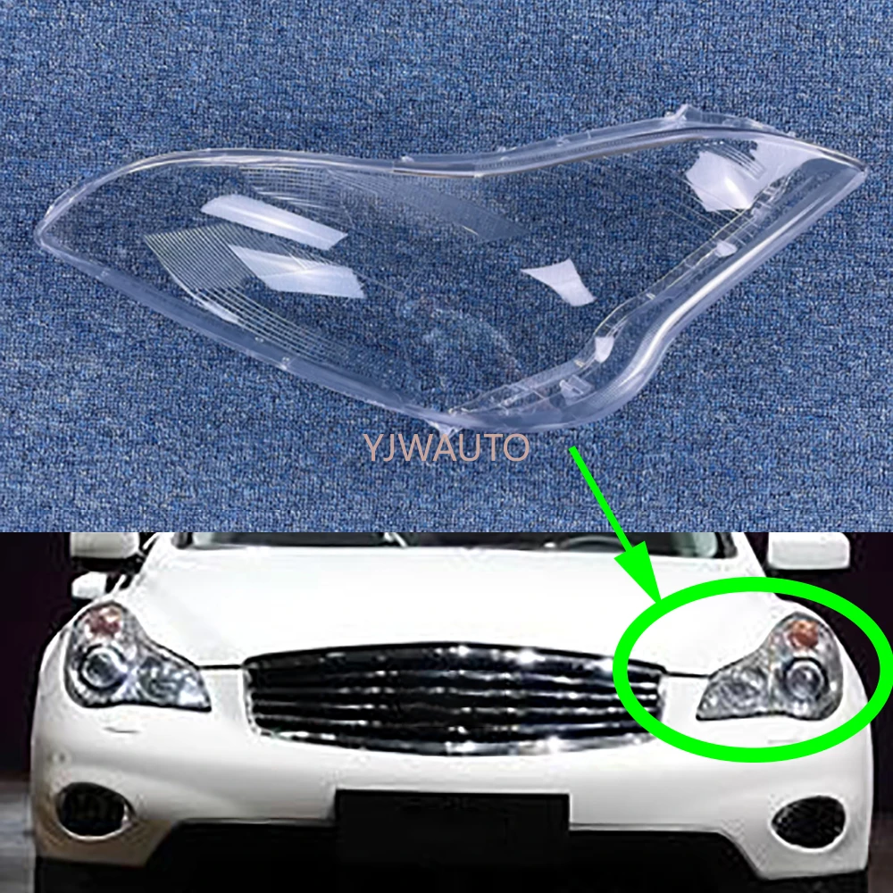 For Infiniti EX35 20082012 Right Side Headlight Lens Cover+Sealant