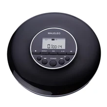 Portable CD Player for Adults Students Kids Personal Compact Disc CD Player with Headphones Jack Walkman with LCD Display Bla