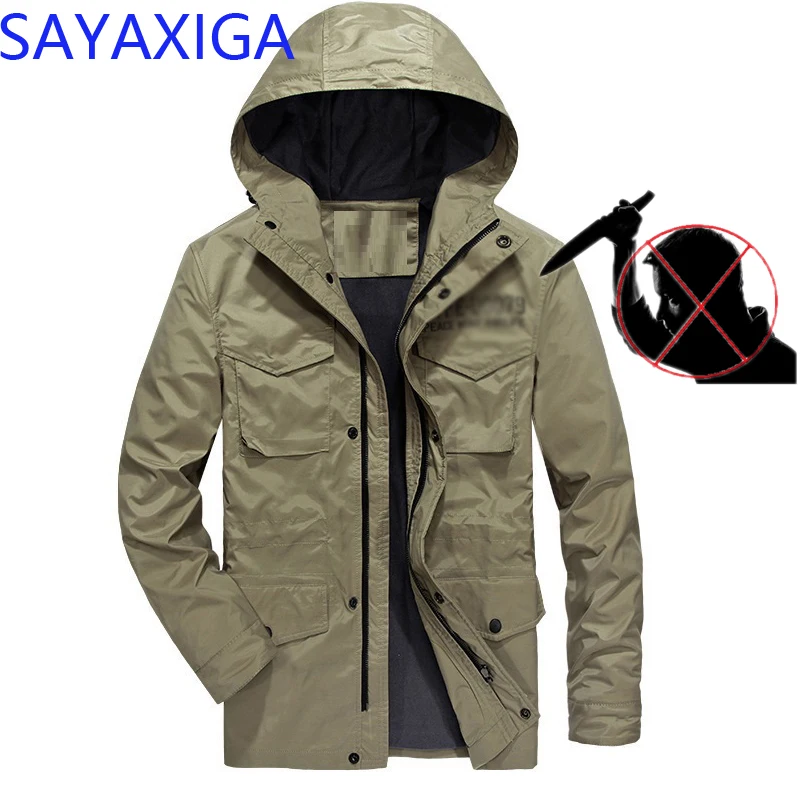 

Self Defense Security Anti-cut Anti-Stab Men Jackets businessman Stealth Defense Outwear Police Personal Tactic Cut-proof outfit
