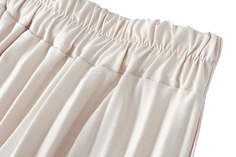 Новая Осенняя плиссированная юбка с завышенной талией и асимметричным подолом, женские длинные юбки Saia, женские белые юбки Faldas Jupe Femme