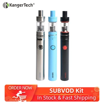 

Original KangerTech SUBVOD Starter Kit 1300mah Battery with 3.2ML Toptank Nano Atomizer Vape Pen Vaporizer Kit VS Justfog Q16