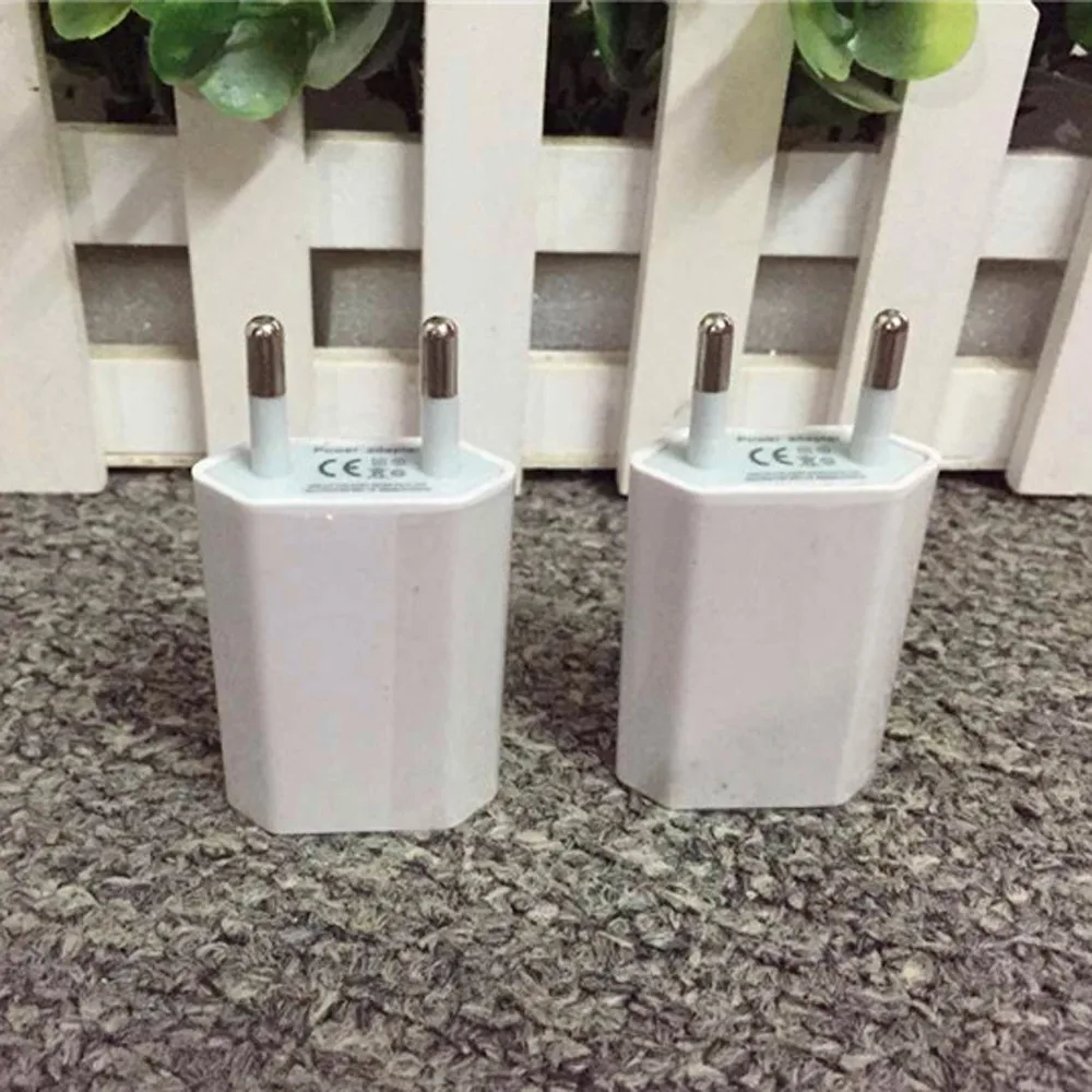European USB Power Adapter EU Plug Wall Travel Charger for iphone for Samsung S7 Fast charger Phone Charger For iPhone11 Samsung