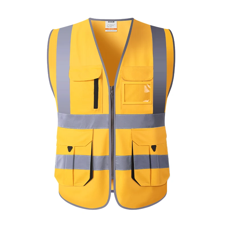 Men Woman Safety Reflective Work Vest High visibility