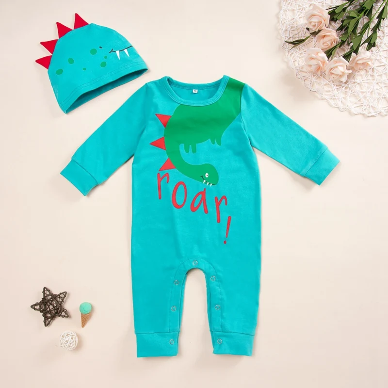 2 шт. новорожденных мальчиков и девочек с длинным рукавом рождественские Боди