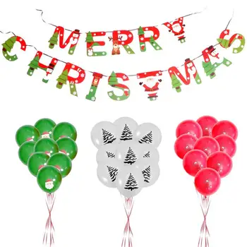

Exquisite Durable Lovely Various Practical Christmas Balloon Christmas Decoration Balloon Banner Set