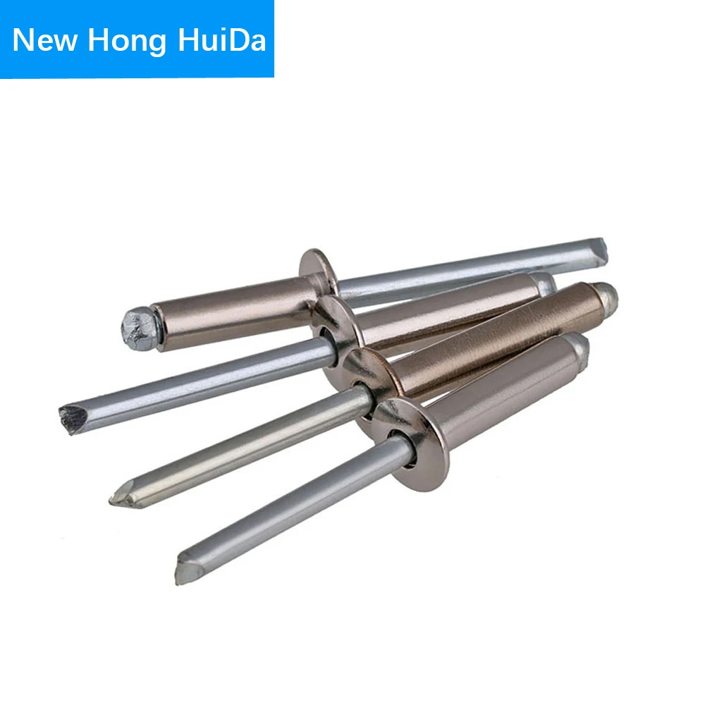 

Blind Rivet 304 Stainless Steel Mushroon Head Closed End Break Mandrel Countersunk Decorative Nail Pop Rivets M3.2 M4 M5