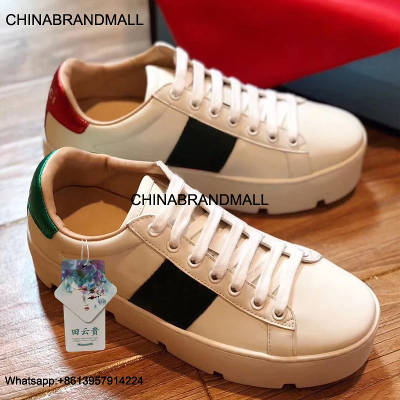 

2020 New Fashion Womens Flat Tennis Sneaker White Thick Sole Comfortable Wedge Platform Lace Up Shoes