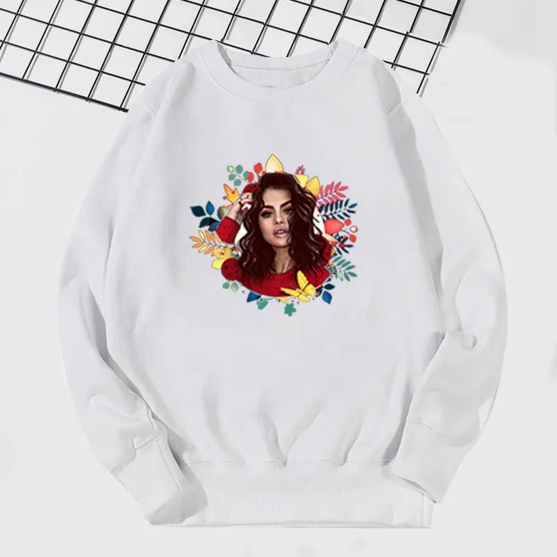 Selena Gomez/модный свитер для маленьких девочек; осенне-зимняя одежда для маленьких мальчиков; милая детская одежда с длинными рукавами; Одежда для девочек