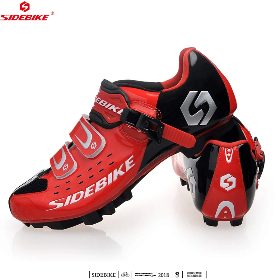 

SIDEBIKE Men's Cycling Shoes Non Lock Antislip Rubber Sole Waterproof Reflective Breathable Road Mountain Bike MTB Bicycle Shoes