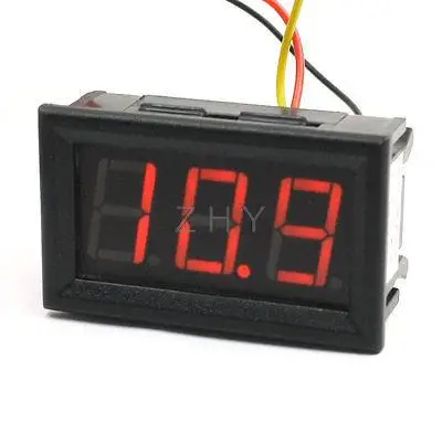 

Panel Mount Red LED Display Voltage Meter Voltmeter DC0-30V