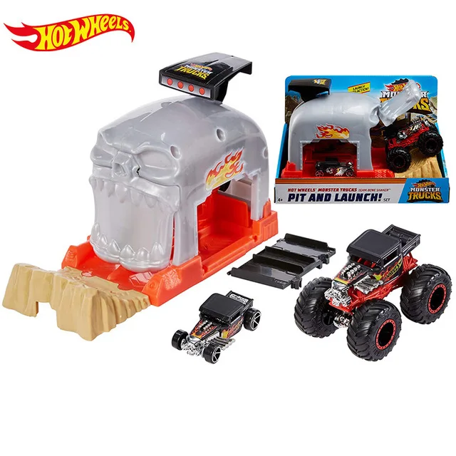 Оригинальные игрушечные автомобили Hot Wheels гигантские монстры грузовики 1/64