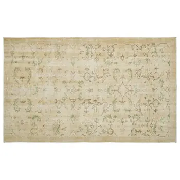 

Handmade Beige Vintage English English Area Rug 194x307 Cm-6'4''X10'1''
