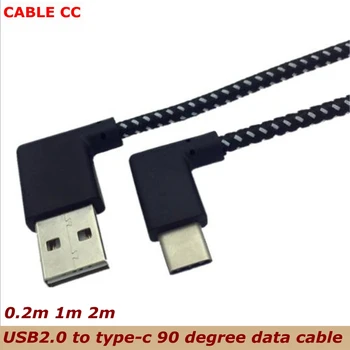 

Samsung Huawei Xiaomi Redmi Fast Charging Data Synchronization USB 3.1 Cable 90 Degree Charger USB Type C Cable 0.2M 1M 2M