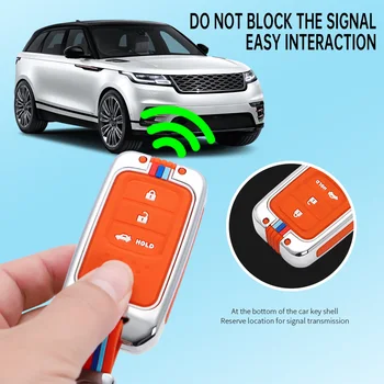 In lega di zinco dell'automobile chiave a distanza della copertura Shell per Honda Civic City Accord CRV XR-V odissea Vezel Jade Crider Fit accessori 5 In lega di zinco dell'automobile chiave a distanza della copertura Shell per Honda Civic City Accord CRV XR-V odissea Vezel Jade Crider Fit accessori - In lega di zinco dell automobile chiave a distanza della copertura Shell per Honda Civic