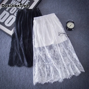 

2020 silk womens half slips sexy fit female silk underskirts solid soft petticoat slip for woman