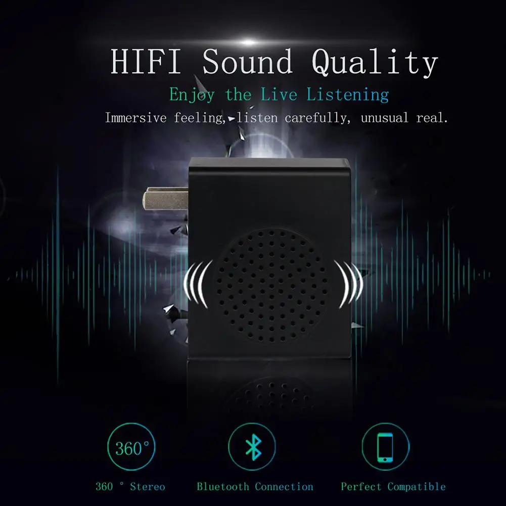 U010 2 в 1 Bluetooth динамик и зарядное устройство адаптер многофункциональный аудио адаптер питания адаптер быстрой зарядки для IOS и Android
