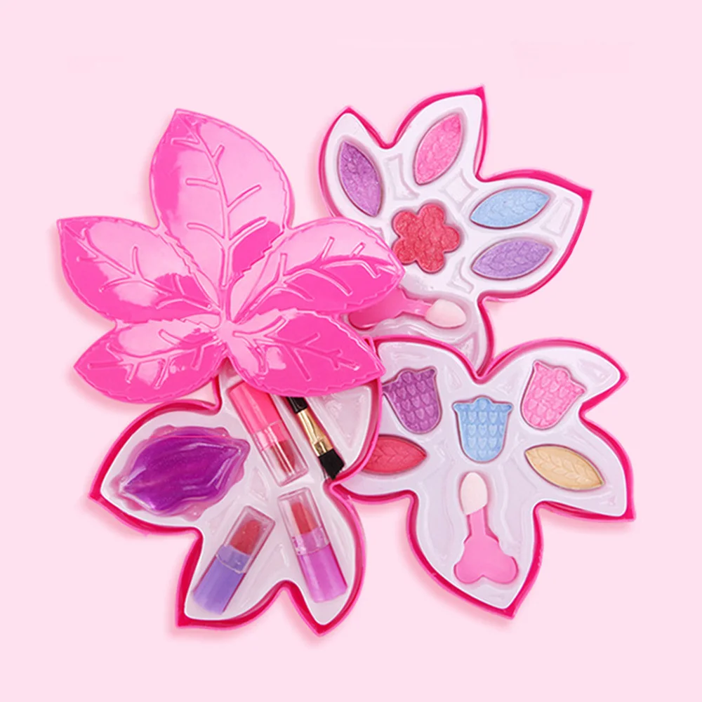 

Princess Girl's Washable Simulation Makeup Toys Non Toxic Deluxe Makeup Case Set For Kids Girls Playing Tools