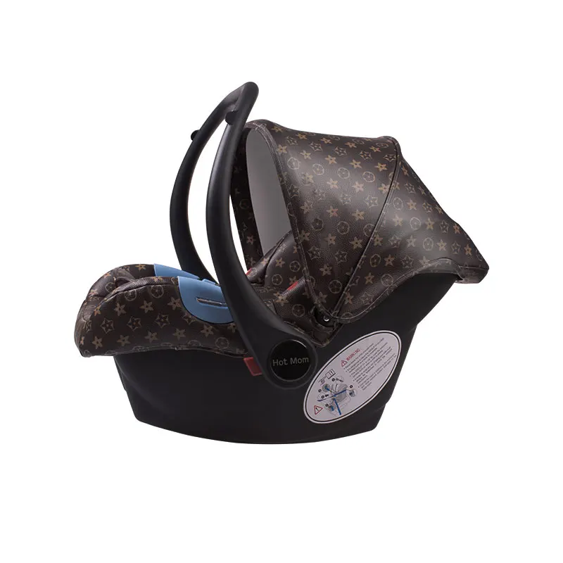star car seat UK hotmom Роскошная 3 в 1 коляска с сидением, автомобильный светильник, складная импортная детская коляска, Отправка подарков - Цвет: star car seat