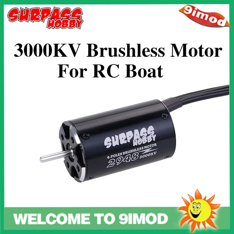SURPASS HOBBY 2948 3000KV 3450KV бесщеточный водонепроницаемый мотор 3 175 мм 4 полюса для 600 800 RC