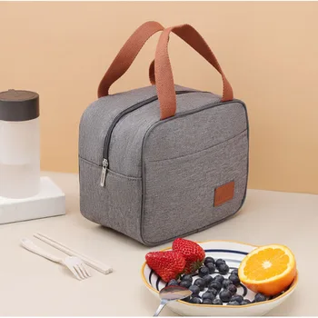 

Tote Family Travel Picnic Drink Fruit Food Fresh Thermal Insulated Women Men Cooler Bento Lunch Box Bag