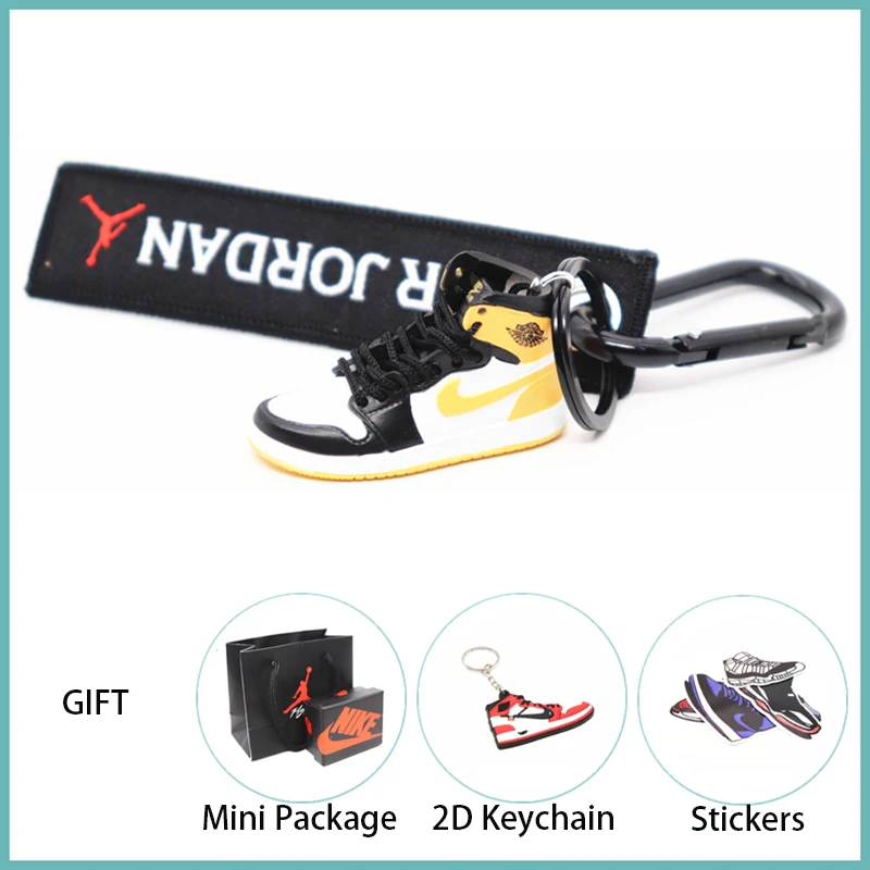 Новинка ручной работы 3D AJ Key ChaiAir Mini Jordan кроссовки модель милый брелок для ключей Баскетбольная обувь Подарочный Брелок для ключей модные украшения - Цвет: 29