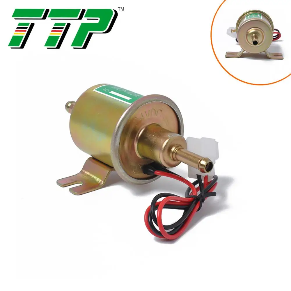 

TTP 12v 24v Electric Fuel Oil Pump HEP-02A Low Pressure Bolt Fixing Wire Diesel Petrol Pump For Car Carburetor Motorcycle ATV