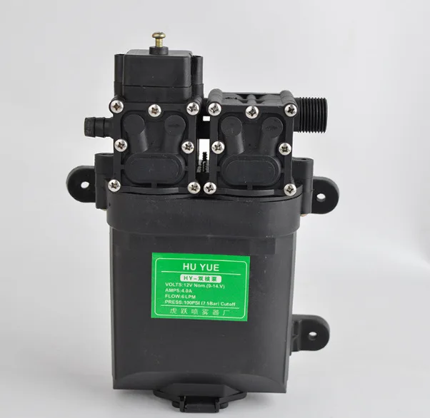 Высокая Давление рефлюксный двойной насос 12V устройство для мойки машины теплица ссамозакрывающийся крафт-опрыскиватель ИНСЕКТИЦИДНЫЙ-спрей машина воздуха обязательным
