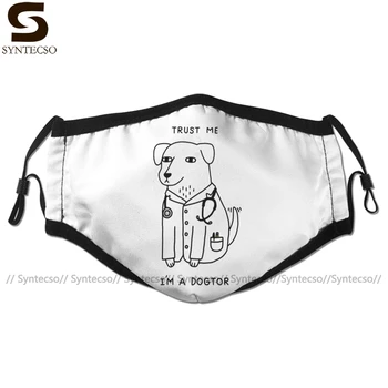 

Nurse Mouth Face Mask Dogtor Facial Mask Fashion Funny with 2 Filters for Adult
