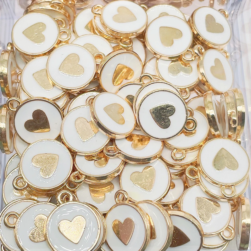 Colgante Con Forma De Corazón Para Mujer Y Niña, Abalorio Con Letra A Z En Forma De Corazón De