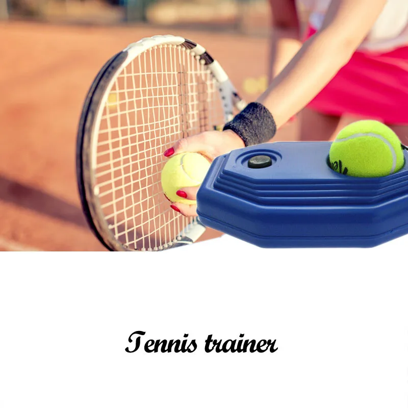 Tennis Ball Machine Trainer Exercise Rebound Balls Sparring Device Tennis Swing Trainer Single for tennis trainer