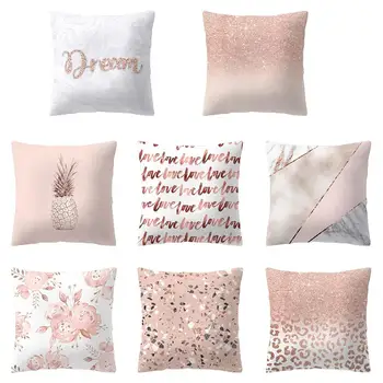 

Glitter Pineapple Love Square Pillow Case Cushion Cover Sofa Bed Car Couch Decor