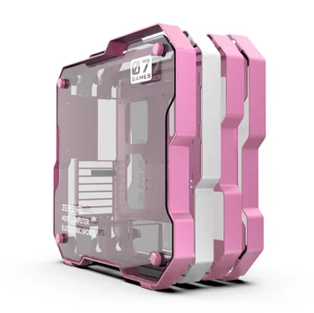 

ZEAGINAL Middle Tower Chassis Desktop Computer Case For Water Cooling ATX Gamer MOD Case DIY Glass ZC-07