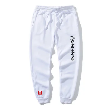

2020 Hot selling men's alphabet printing FRIEND sports pants men and women hip-hop fashion sports pants youth trend casual pants