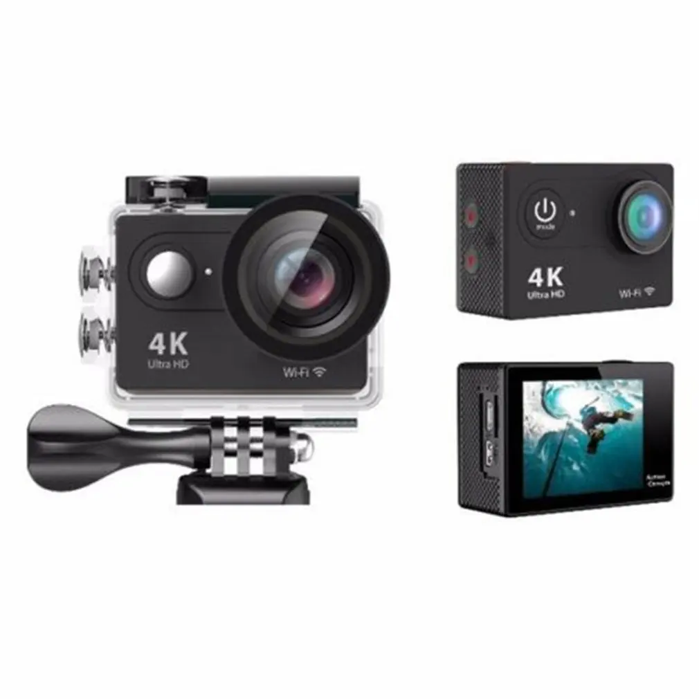 Оригинальная Экшн-камера Ultra HD 4 K/30fps WiFi 2," 170D, водонепроницаемая камера для подводного плавания, Спортивная камера на шлем