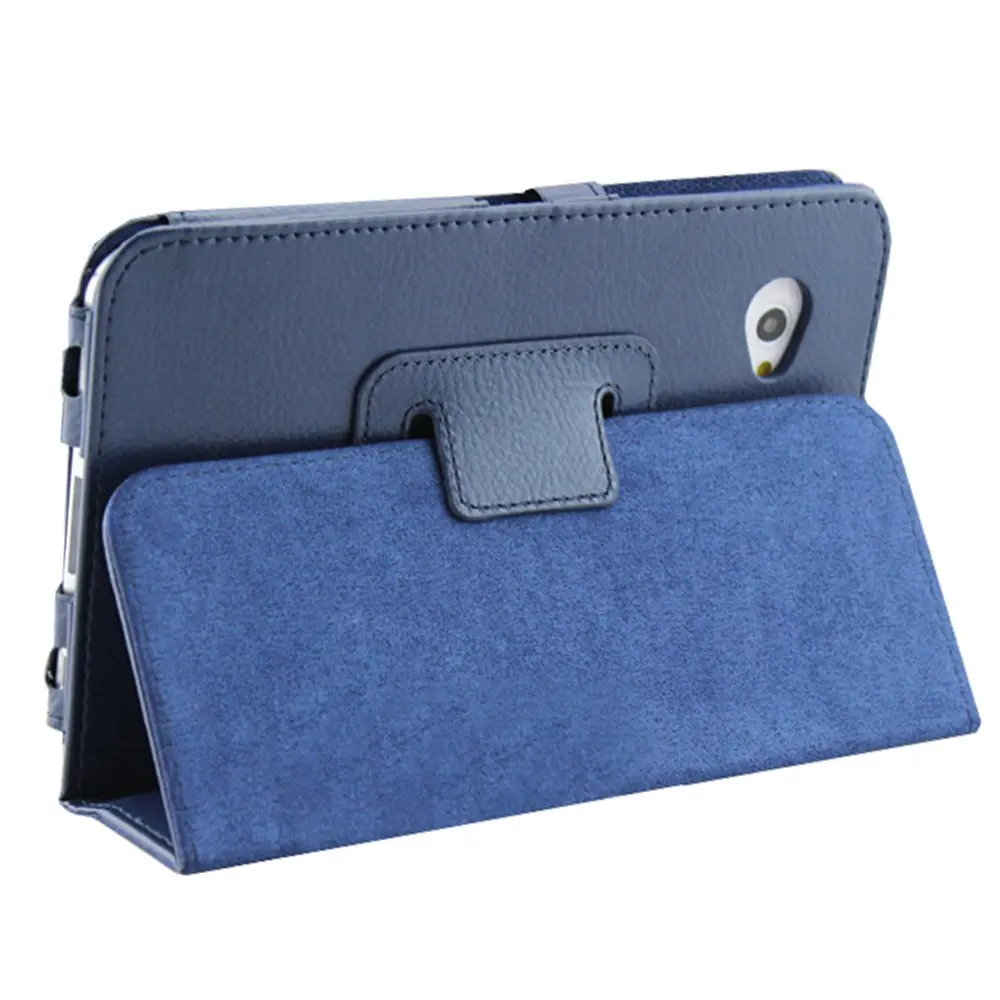 P3100 dark blue Чехол для планшета для Samsung Galaxy Tab 2 7," GT-P3100 P3110 P3108 P6200 Магнитный чехол из искусственной кожи с откидной крышкой Folio чехол для смартфона с держателем для карт, Wi-Fi/3g - Цвет: P3100 dark blue