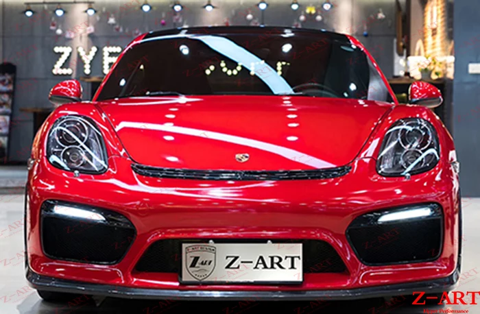 Передний бампер Z ART GT для Porsche Boxster Cayman 2013 2015 лифтинг передний 981 комплект